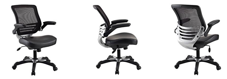 LexMod Edge Computer Chair For Short Adults